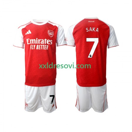 Arsenal Bukayo Saka 7 Domaći Dječji Nogometni Dres 2025-2026